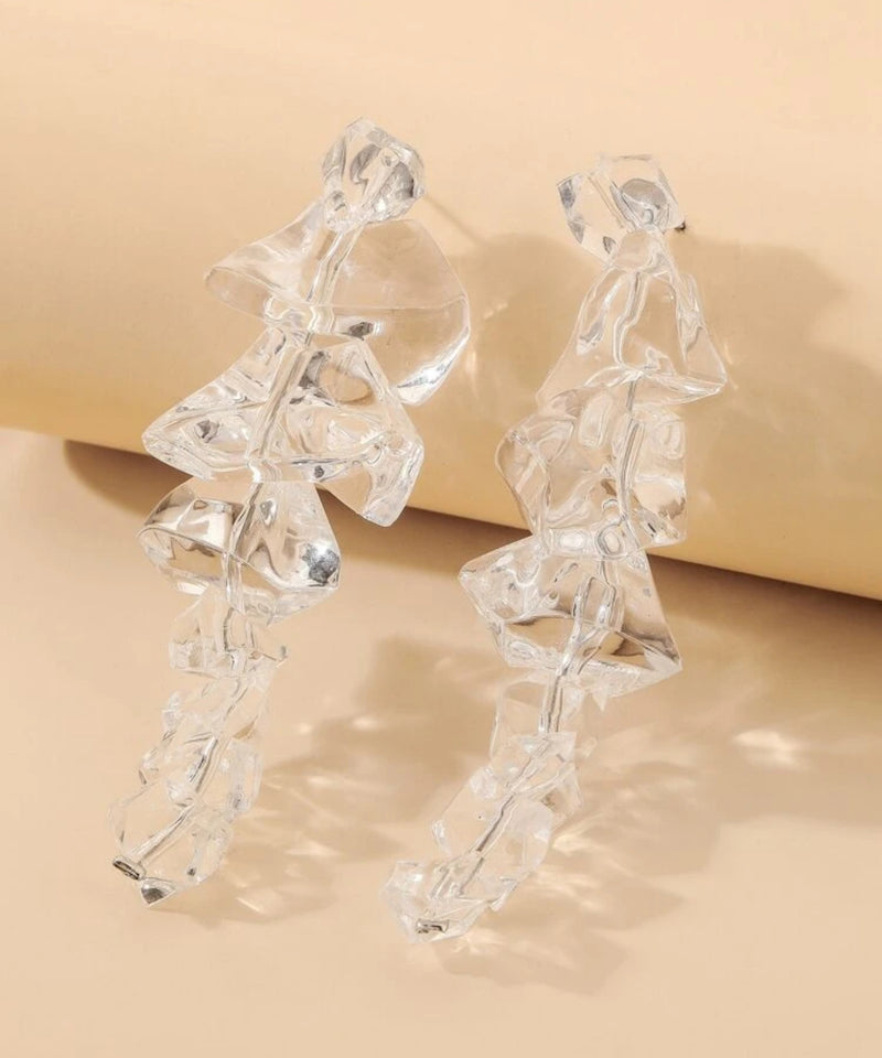 Acrylic Ice Dangling Earrings