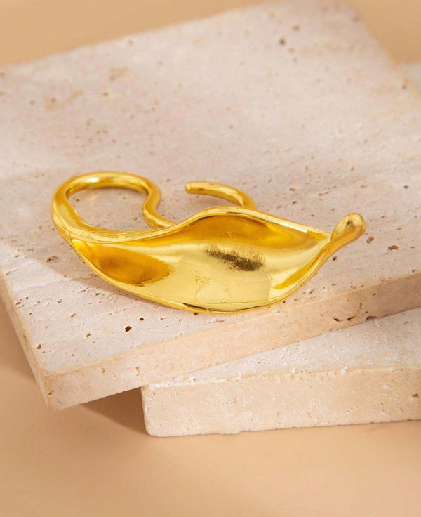 Gold Leaf Ring