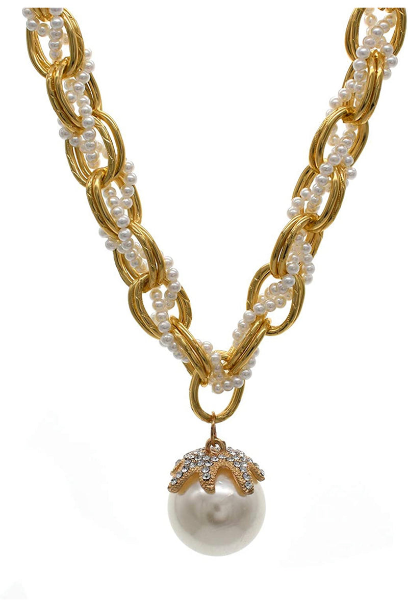 Pearl Globe Necklace