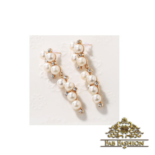 Hanging Pearl Earrings